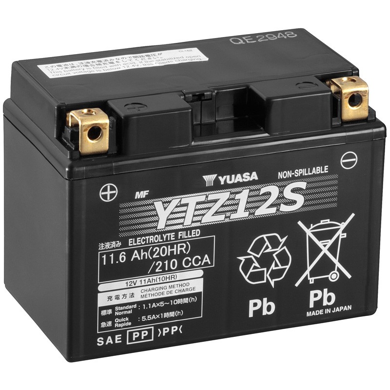 Honda NSS Forza ABS (NF04E)  300 2013-2017 Bateria YUASA Precargadas sin Mant.