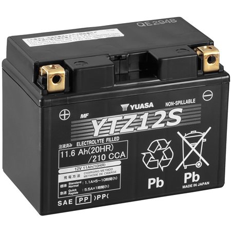 Honda NSS Forza ABS (NF04E)  300 2013-2017 Bateria YUASA Precargadas sin Mant.