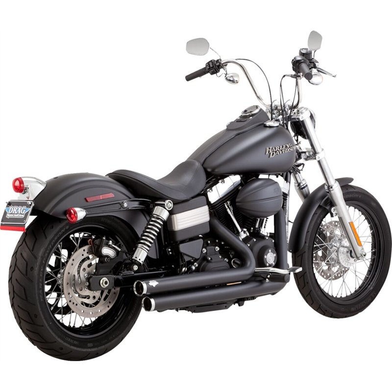 HARLEY DAVIDSON FXDL 1584 DYNA LOW RIDER 2007-2009 LINEA COMPLETA 2 EN 2 BIG SHOTS