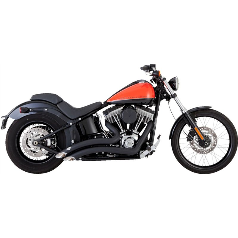 HARLEY DAVIDSON FLSTSCI 1450 EFI SOFTAIL SPRINGER CLASSIC 2005-2006 LINEA COMPLETA 2 EN 2 BIG SHOTS