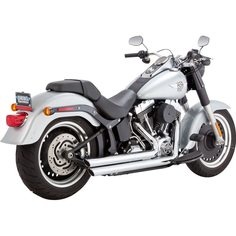 HARLEY DAVIDSON FXSTC 1584 SOFTAIL CUSTOM 2007-2009 LINEA COMPLETA BIG SHOTS STAGGERED 2 EN 2