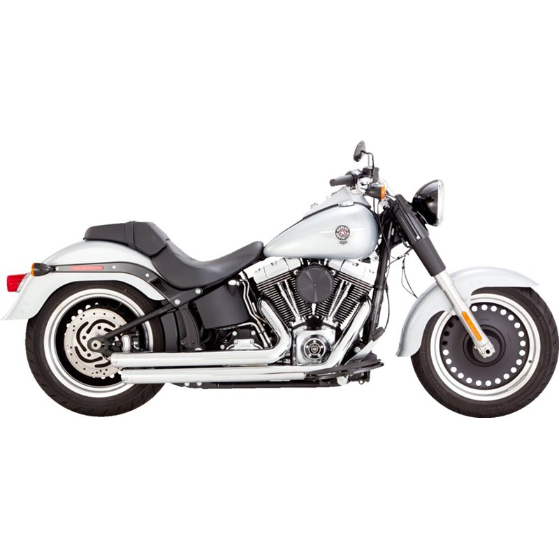 HARLEY DAVIDSON FXSTC 1584 SOFTAIL CUSTOM 2007-2009 LINEA COMPLETA BIG SHOTS STAGGERED 2 EN 2