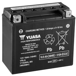 Indian Challenger Dark 1796 2020-2020 Bateria YUASA Alto Rendimiento
