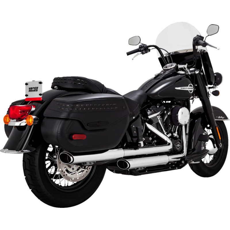 HARLEY DAVIDSON FLDE 1750 ABS SOFTAIL DELUXE 107 2018-2020 ESCAPES TWIN SLASH
