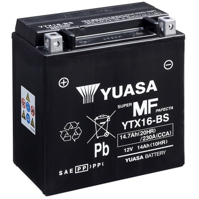 Kawasaki VN Vulcan 1500 1996-1999 Bateria YUASA Sin Mantenimiento