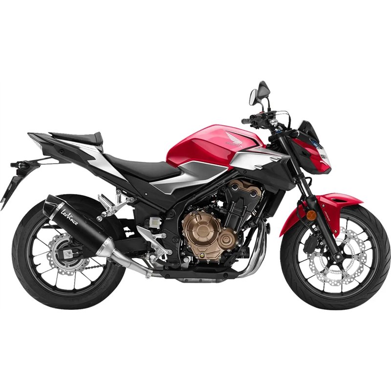 HONDA CBR 500 R ABS 2019-2023 HOMOLOGADO ESCAPE NERO INOX