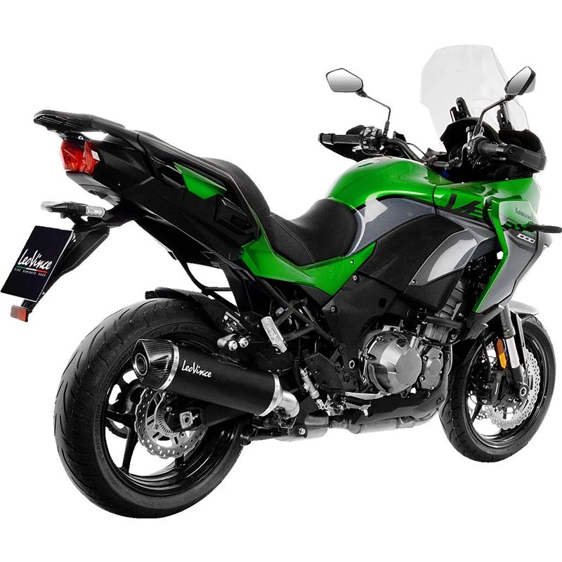 KAWASAKI KLZ 1000 ABS VERSYS S TOURER 2021-2023 HOMOLOGADO ESCAPE NERO INOX