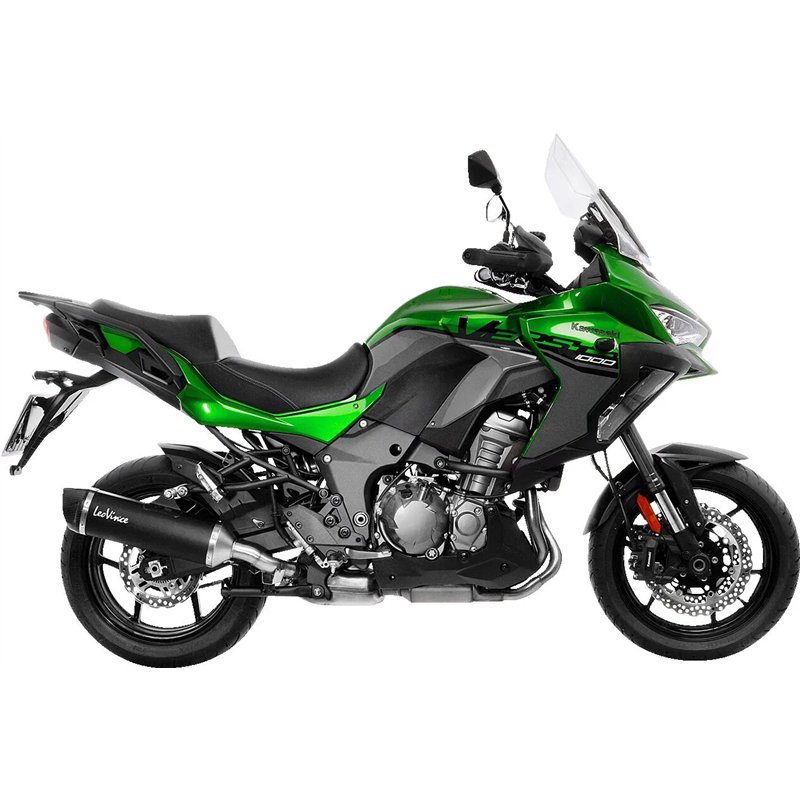 KAWASAKI KLZ 1000 ABS VERSYS S TOURER 2021-2023 HOMOLOGADO ESCAPE NERO INOX