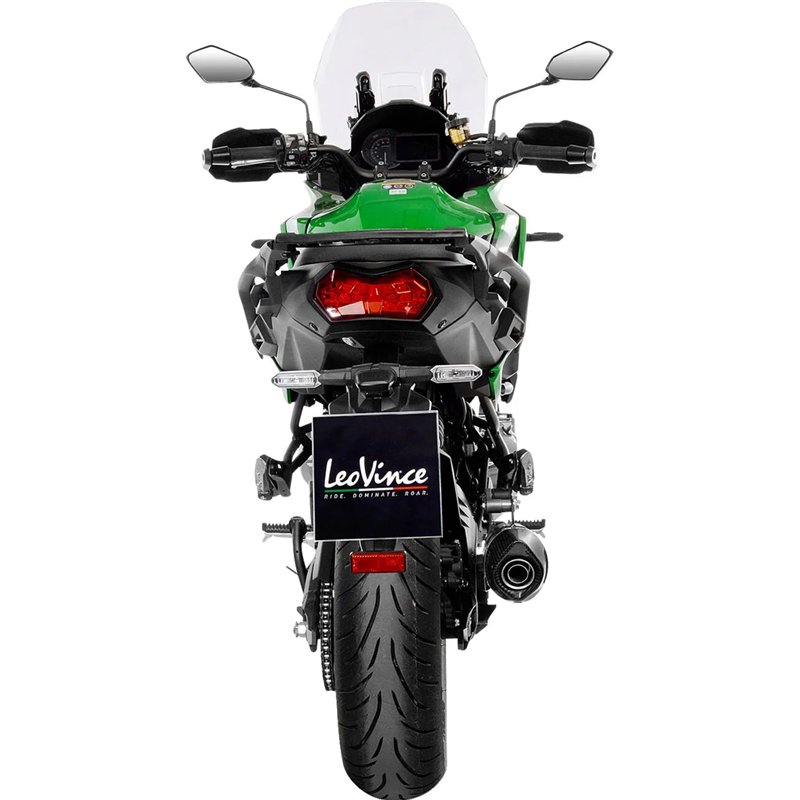 KAWASAKI KLZ 1000 ABS VERSYS S TOURER 2021-2023 HOMOLOGADO ESCAPE NERO INOX