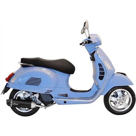 VESPA GTS 125 IGET ABS SUPER SPORT 2018-2020 HOMOLOGADO ESCAPE NERO INOX