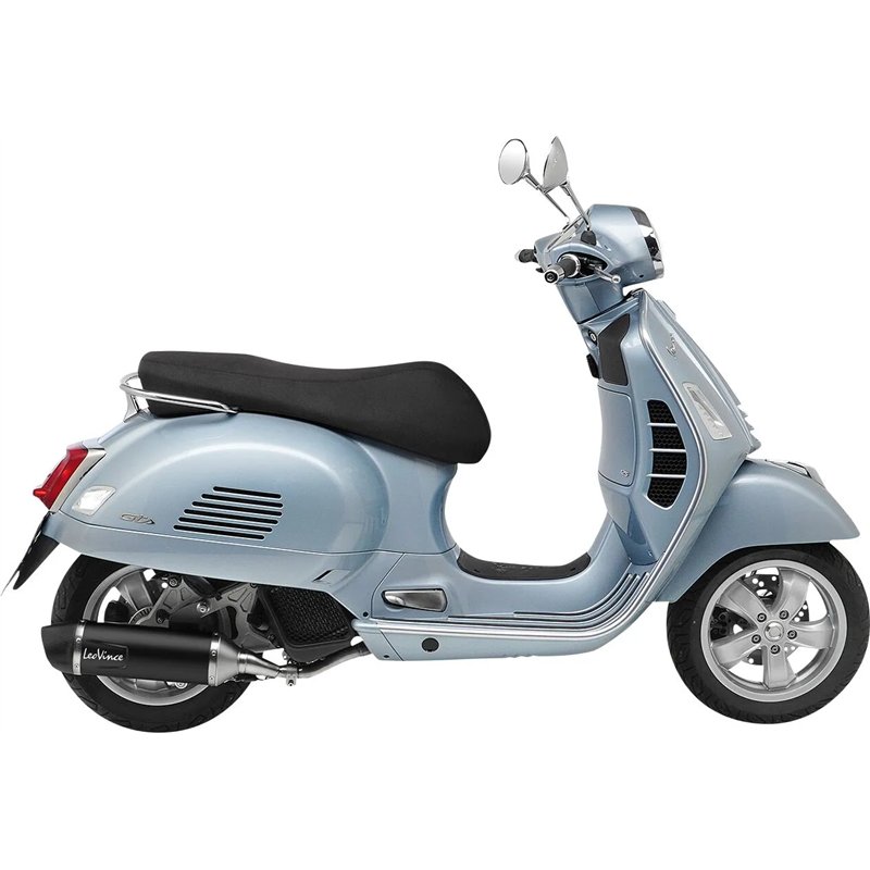 VESPA GTS 125 IGET ABS SUPER RACING SIXTIES 2021-2022 HOMOLOGADO ESCAPE NERO INOX