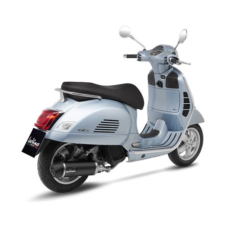 VESPA GTS 125 IGET ABS SUPER RACING SIXTIES 2021-2022 HOMOLOGADO ESCAPE NERO INOX