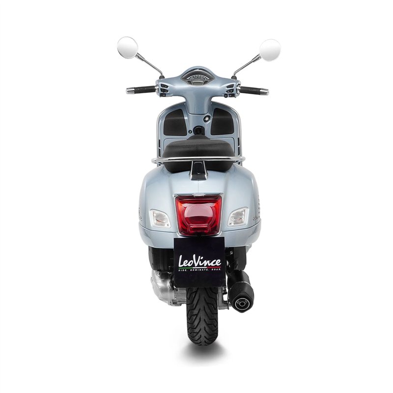 VESPA GTS 125 IGET ABS SUPER RACING SIXTIES 2021-2022 HOMOLOGADO ESCAPE NERO INOX