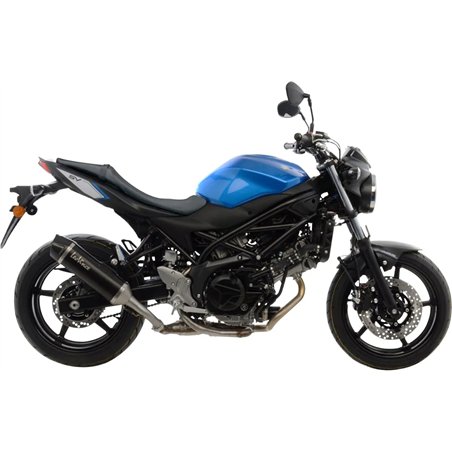 SUZUKI SV 650 ABS 2016-2024 HOMOLOGADO ESCAPE NERO INOX