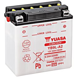 Kawasaki ZZ R - Ninja R 250 1986-1995 Bateria YUASA Yumicron