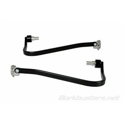 Soportes de aluminio Barkbusters Fijación de doble anclaje Color negro