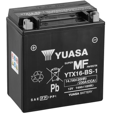 Piaggio MP3 IE LT (M64200) 400 2008-2011 Bateria YUASA Sin Mantenimiento