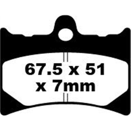 KYMCO AGILITY 125 MMC 2010 PASTILLAS FRENO ORGÁNICAS FA