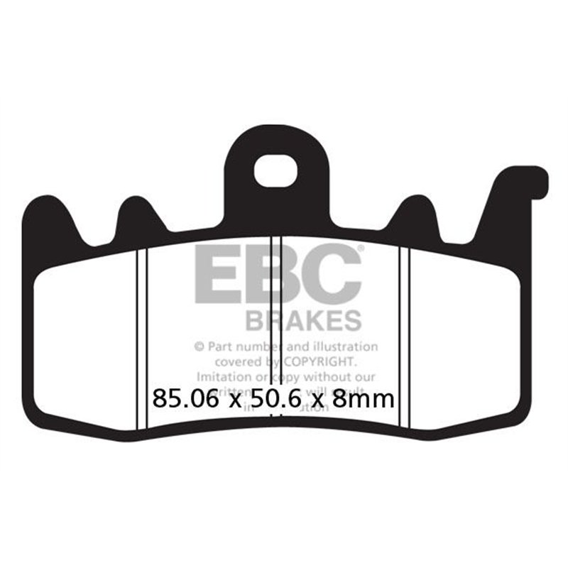 KAWASAKI Z H2 1000 ABS 2020 PASTILLAS FRENO ORGÁNICAS FA