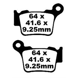 GAS GAS RX 450 F RALLY REPLICA 2023 - 2024 PASTILLAS FRENO SPORT CARBONO