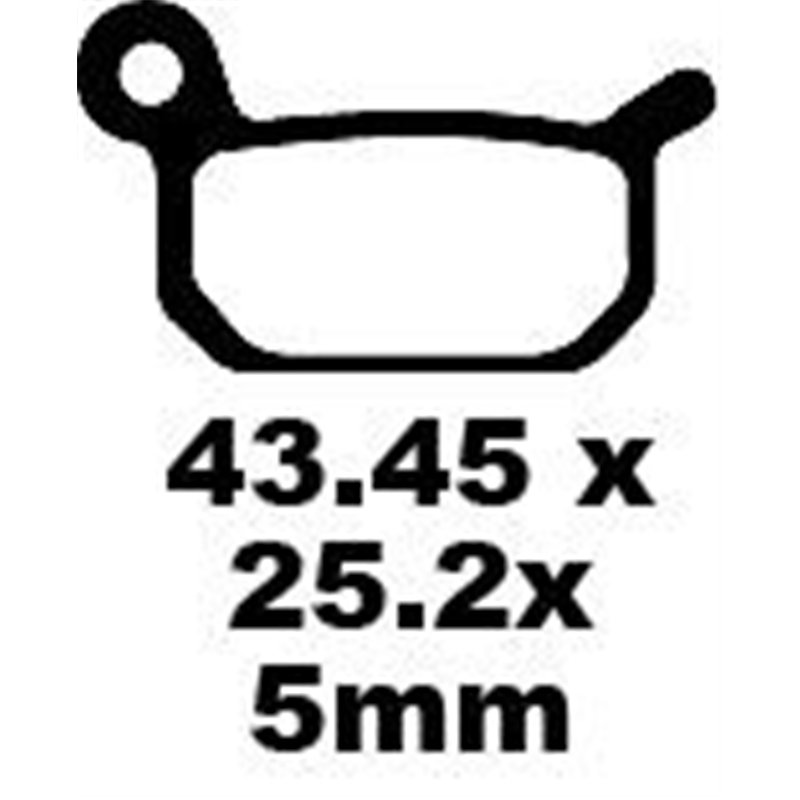 KTM SX 50 FACTORY EDITION 2021 - 2023 PASTILLAS FRENO SPORT CARBONO