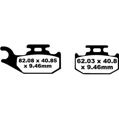 PIAGGIO TPH 50 XR TYPHOON 2010 PASTILLAS FRENO SPORT CARBONO