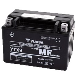 SYM Shark 150 1999-2002 Bateria YUASA Precargadas sin Mant.
