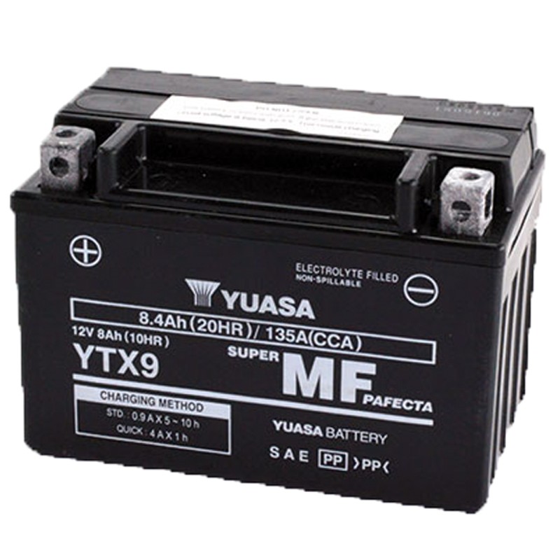 SYM Track Runner 180 2006-2007 Bateria YUASA Precargadas sin Mant. SYM Track Runner 180 2006-2007 Bateria YUASA Precargadas sin Mant.