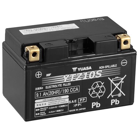 SYM VS / VS E3 125 2006-2008 Bateria YUASA Precargadas sin Mant.