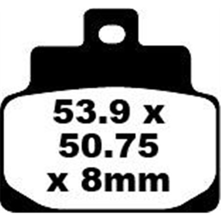 APRILIA MOJITO 125 2003 - 2004 PASTILLAS FRENO SCOOTER SF