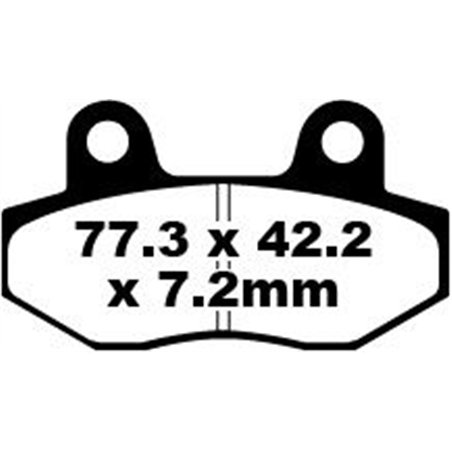 GOES G 55 R SPORT 2009 - 2010 PASTILLAS FRENO SCOOTER SF