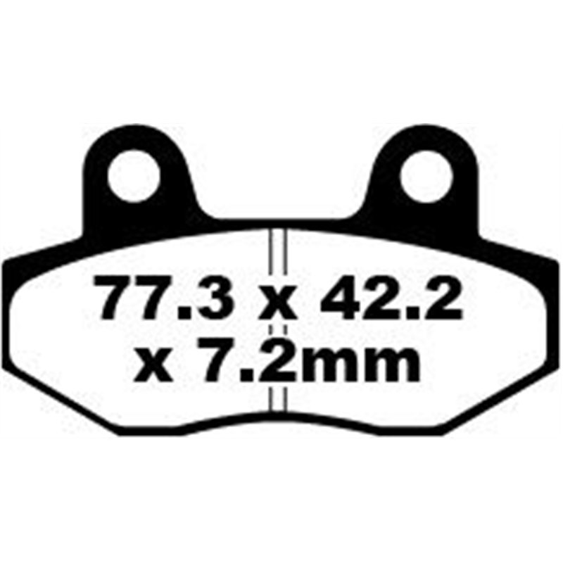 MASH SIXTY FIVE 125 AC 2015 PASTILLAS FRENO SCOOTER SF