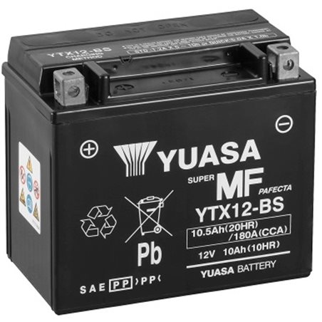 Wottan Motor Storm-S Euro5 300 2021-2023 Bateria YUASA Sin Mantenimiento