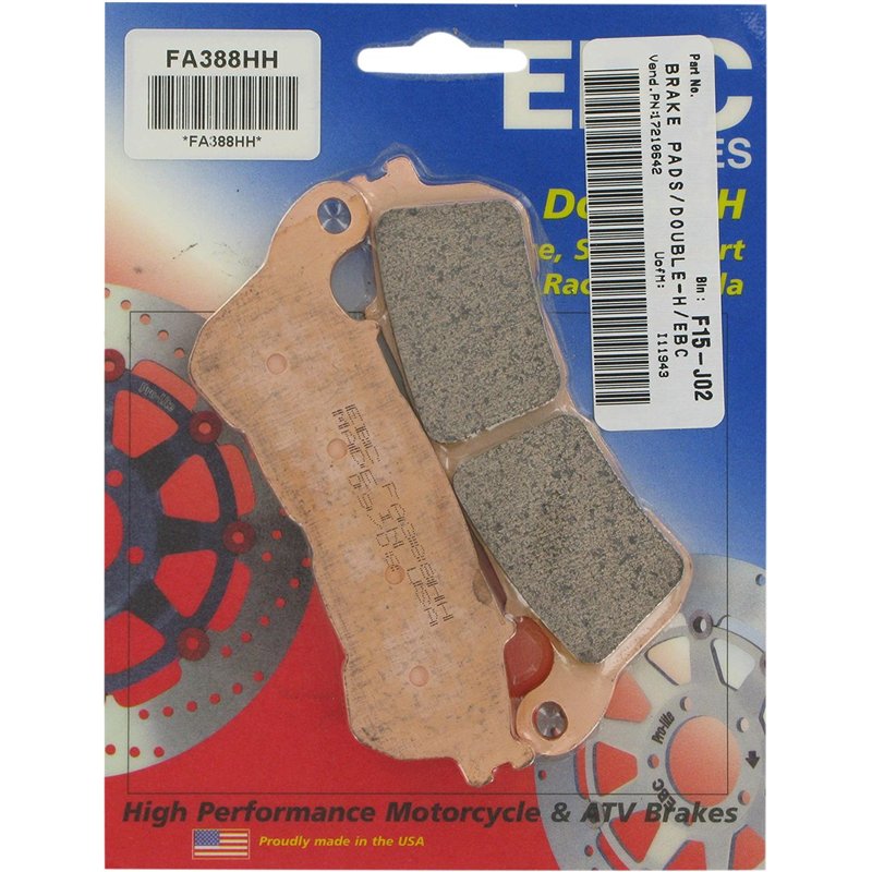 HONDA CBF 600 N ABS 2008 - 2011 PASTILLAS FRENO SINTETIZADAS HH