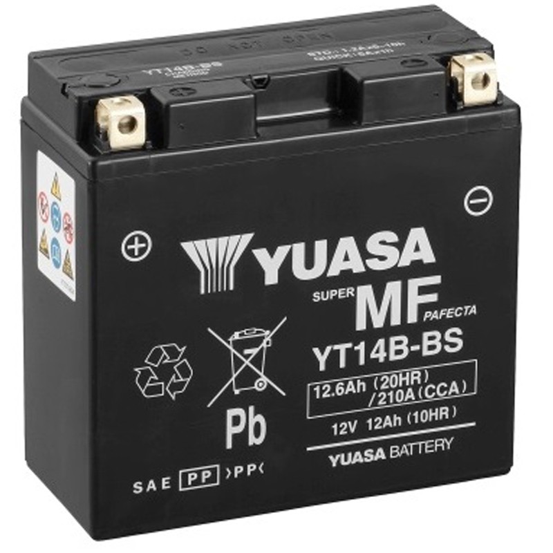 Yamaha FJR 1300 2001-2005 Bateria YUASA Sin Mantenimiento