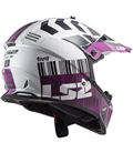 LS2 MX437 FAST EVO XCODE BLANCO VIOLETA