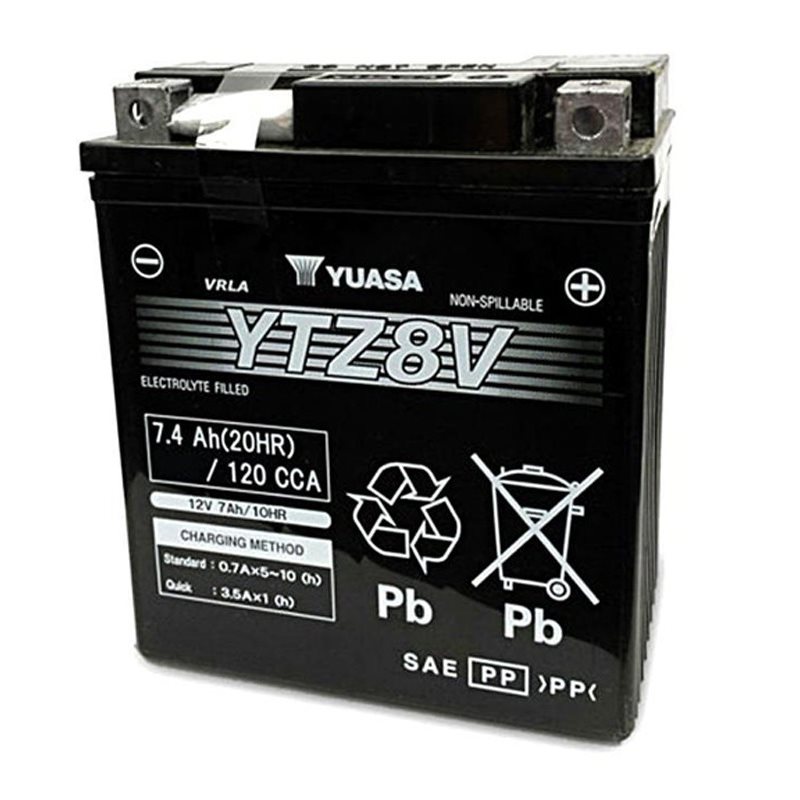 Yamaha YZF R3 Euro4 321 2016-2020 Bateria YUASA Precargadas sin Mant. Yamaha YZF R3 Euro4 321 2016-2020 Bateria YUASA Precargadas sin Mant.