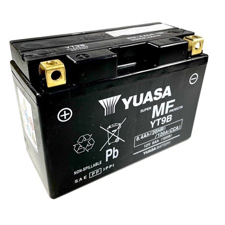 Yamaha YZF R6 600 2001-2005 Bateria YUASA Precargadas sin Mant.