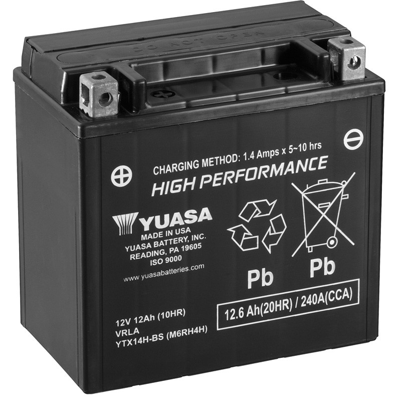 Yamaha YZF Thunderace 1000 1996-2000 Bateria YUASA Alto Rendimiento Yamaha YZF Thunderace 1000 1996-2000 Bateria YUASA Alto Rendimiento
