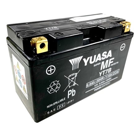 Yamaha Zuma IE 4T Euro3 125 2009-2011 Bateria YUASA Precargadas sin Mant.