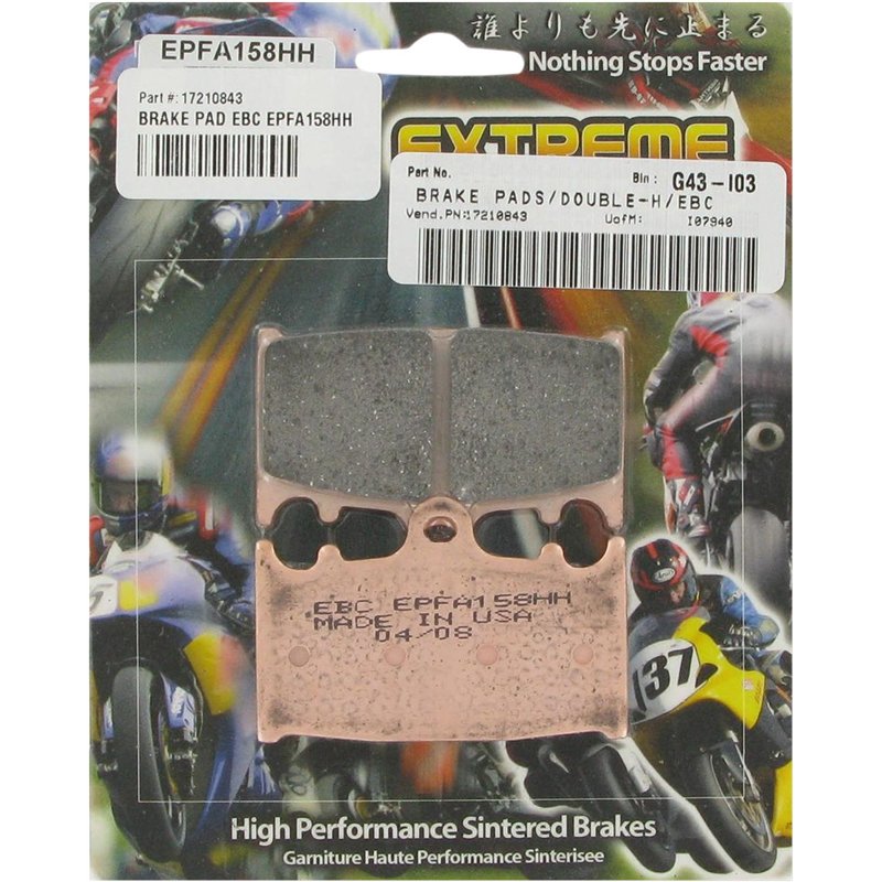 GAS GAS EC 250 RACING 2008 - 2015 PASTILLAS FRENO HH