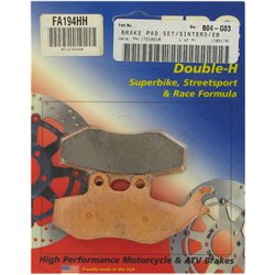 DERBI SENDA 125 R 2004 PASTILLAS FRENO SINTETIZADAS HH