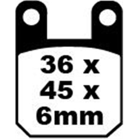 PEUGEOT SPEEDFIGHT II 50 LC WRC 2003 - 2005 PASTILLAS FRENO SINTETIZADAS HH