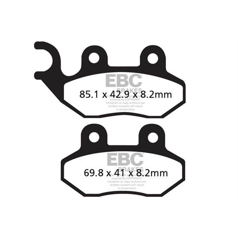 SYM CITYCOM 300 I 2008 - 2014 PASTILLAS FRENO SINTETIZADAS HH