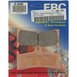 MV AGUSTA F4 750 AGO 2003 - 2004 PASTILLAS FRENO SINTETIZADAS HH