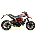 DUCATI HYPERMOTARD / HYPERSTRADA 2013 - 2015 SILENCIOSO RACE-TECH DE ALUMINIO FONDO EN CARBONO