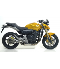 HONDA CB 600 F HORNET 2007 - 2013 SILENCIOSO STREET THUNDER DE ALUMINIO FONDO EN CARBONO