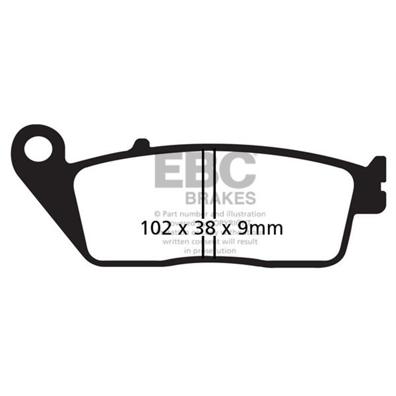 TRIUMPH STREET TWIN 900 ABS 2019 PASTILLAS FRENO SEMISINTETIZADAS