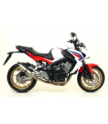 HONDA CB 650 F 2014 - 2018 SILENCIOSO THUNDER DE TITANIO FONDO EN CARBONO