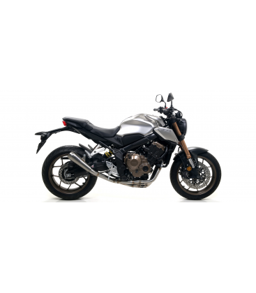 HONDA CB 650 R 2019 - 2022 SILENCIOSO THUNDER DE TITANIO FONDO EN CARBONO